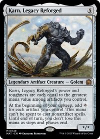 【ENG】★Foil★再鍛されたレガシー、カーン/Karn, Legacy Reforged[MTG_MAT_0049M]