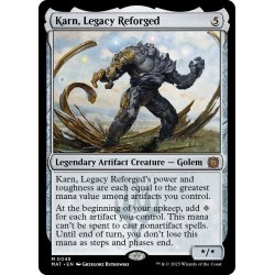 画像1: 【ENG】★Foil★再鍛されたレガシー、カーン/Karn, Legacy Reforged[MTG_MAT_0049M]