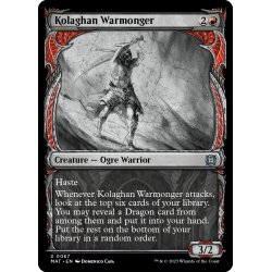 画像1: 【ENG】コラガンの戦争屋/Kolaghan Warmonger[MTG_MAT_0067U]