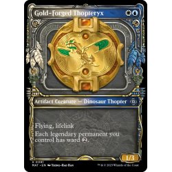 画像1: 【ENG】黄金造りの飛竜機械/Gold-Forged Thopteryx[MTG_MAT_0081U]