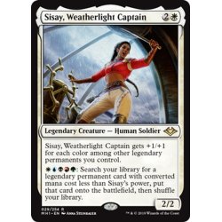 画像1: 【ENG】ウェザーライトの艦長、シッセイ/Sisay, Weatherlight Captain[MTG_MH1_029R]