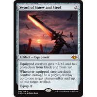 【ENG】筋腱と鋼鉄の剣/Sword of Sinew and Steel[MTG_MH1_228M]