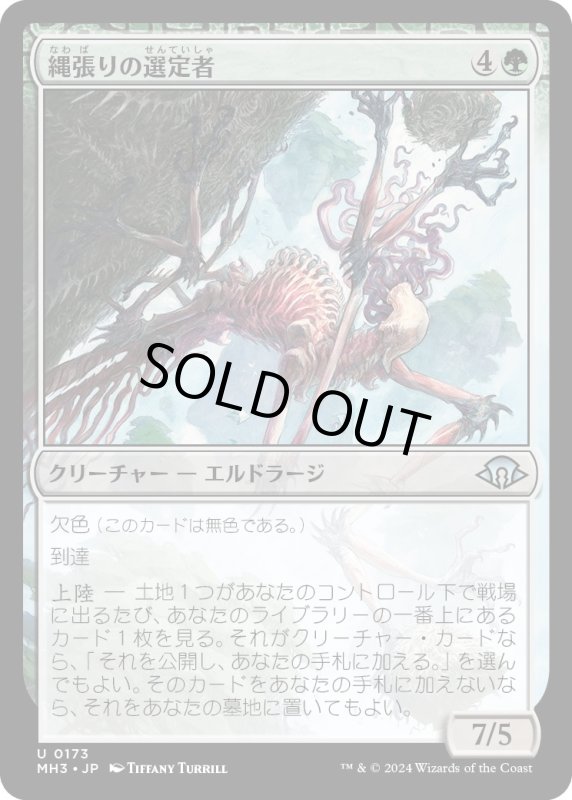 画像1: 【JPN】縄張りの選定者/Territory Culler[MTG_MH3_0173_U] (1)