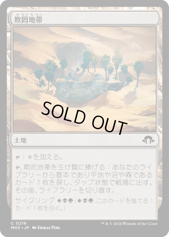 画像1: 【JPN】欺罔地帯/Deceptive Landscape[MTG_MH3_0219_C] (1)