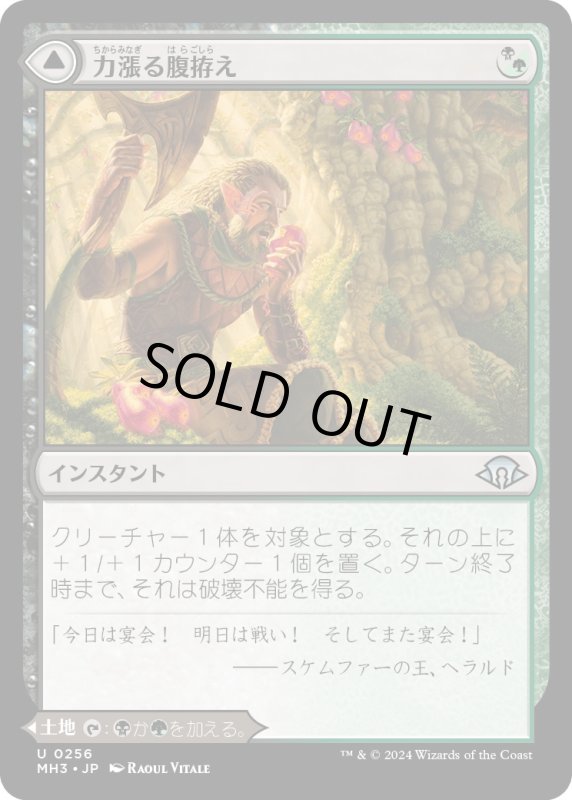 画像1: 【JPN】力漲る腹拵え//原生樹林帯/Revitalizing Repast//Old-Growth Grove[MTG_MH3_0256_U] (1)