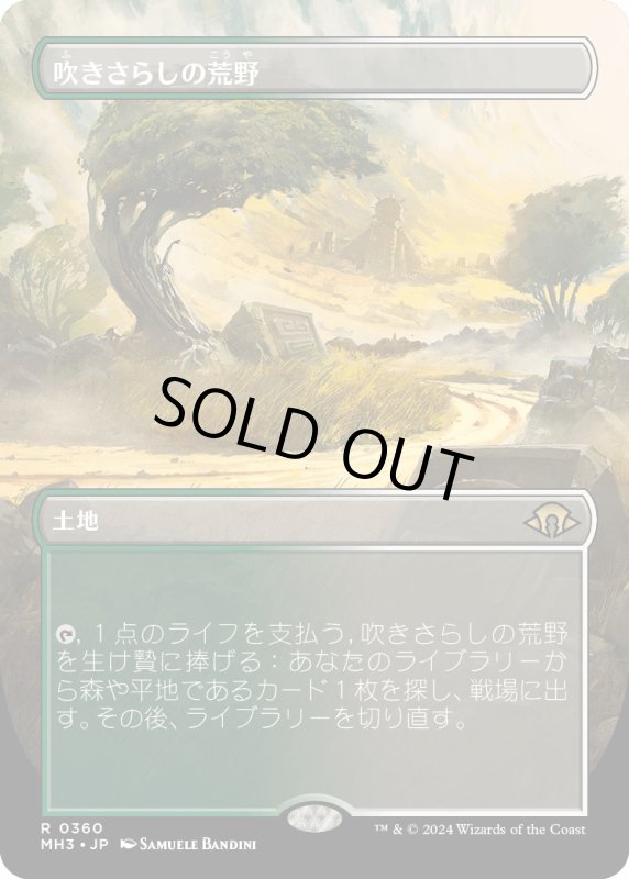 画像1: 【JPN】吹きさらしの荒野/Windswept Heath[MTG_MH3_0360_R] (1)