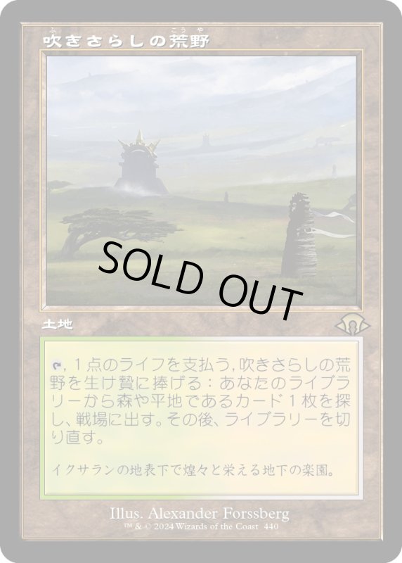 画像1: 【JPN】吹きさらしの荒野/Windswept Heath[MTG_MH3_0440_R] (1)