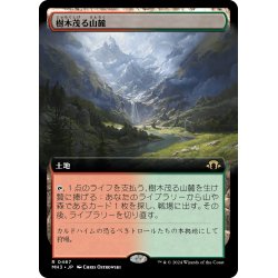 画像1: 【JPN】★Extended-Art Foil★樹木茂る山麓[MTG_MH3_0467_R]