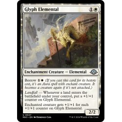 画像1: 【ENG】象形の精霊/Glyph Elemental[MTG_MH3_0027_U]