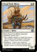 【ENG】得意げな荷サイ/Proud Pack-Rhino[MTG_MH3_0041_U]