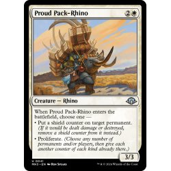 画像1: 【ENG】得意げな荷サイ/Proud Pack-Rhino[MTG_MH3_0041_U]