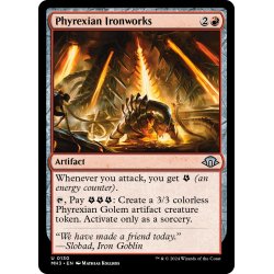 画像1: 【ENG】ファイレクシアの鉄工所/Phyrexian Ironworks[MTG_MH3_0130_U]