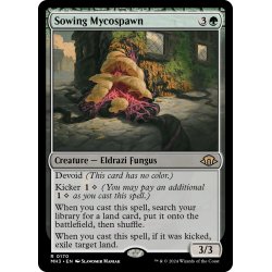 画像1: 【ENG】★Foil★まき散らす菌糸生物/Sowing Mycospawn[MTG_MH3_0170_R]