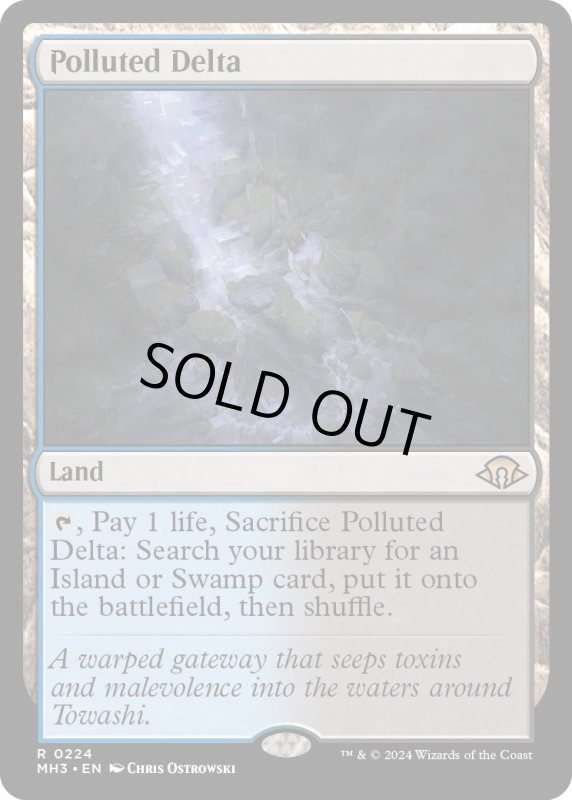 画像1: 【ENG】★Foil★汚染された三角州/Polluted Delta[MTG_MH3_0224_R] (1)