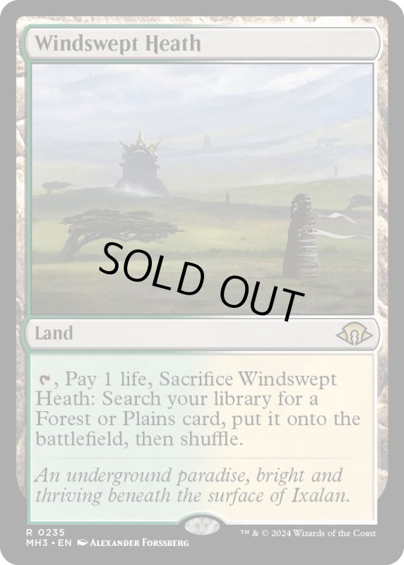 画像1: 【ENG】吹きさらしの荒野/Windswept Heath[MTG_MH3_0235_R] (1)