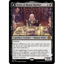 画像1: 【ENG】マルコフ家のソリン//貪欲なる新生子、ソリン/Sorin of House Markov//Sorin, Ravenous Neonate[MTG_MH3_0245_M]