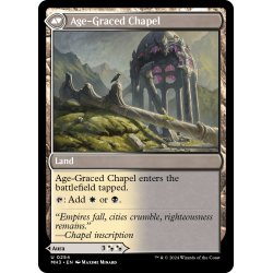 画像2: 【ENG】玻璃翼の恩寵//年季の入った礼拝堂/Glasswing Grace//Age-Graced Chapel[MTG_MH3_0254_U]