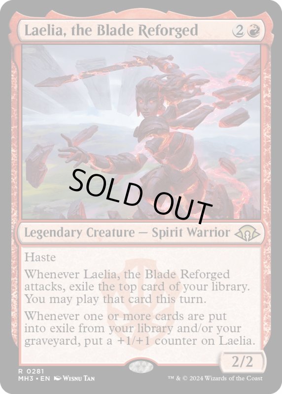 画像1: 【ENG】★Foil★再鍛の刃、ラエリア/Laelia, the Blade Reforged[MTG_MH3_0281_R] (1)