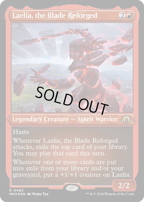 画像1: 【ENG】★Etching Foil★再鍛の刃、ラエリア/Laelia, the Blade Reforged[MTG_MH3_0482_R] (1)