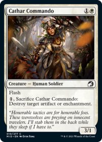 【ENG】聖戦士の奇襲兵/Cathar Commando[MTG_MID_010C]