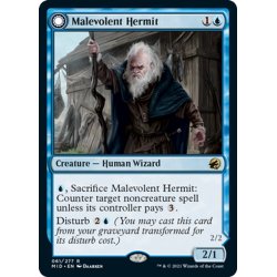 画像1: 【ENG】心優しき霊/心悪しき隠遁者/Benevolent Geist/Malevolent Hermit[MTG_MID_061R]