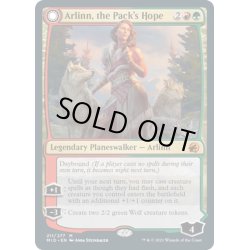 画像1: 【ENG】群れの希望、アーリン/月の憤怒、アーリン/Arlinn, the Pack's Hope/Arlinn, the Moon's Fury[MTG_MID_211M]