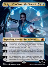 【ENG】日没を遅らせる者、テフェリー/Teferi, Who Slows the Sunset[MTG_MID_280M]