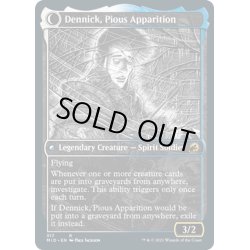 画像2: 【ENG】敬虔な新米、デニック/敬虔な心霊、デニック/Dennick, Pious Apprentice/Dennick, Pious Apparition[MTG_MID_317R]