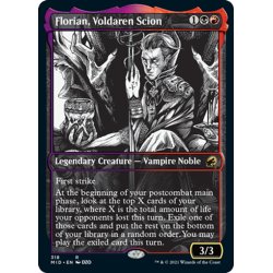 画像1: 【ENG】ヴォルダーレンの末裔、フロリアン/Florian, Voldaren Scion[MTG_MID_318R]