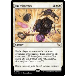 画像1: 【ENG】証人隠滅/No Witnesses[MTG_MKM_0027_R]