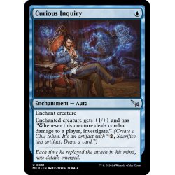 画像1: 【ENG】詮索的探求/Curious Inquiry[MTG_MKM_0051_U]