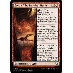 画像1: 【ENG】燃える仮面の事件/Case of the Burning Masks[MTG_MKM_0113_U]