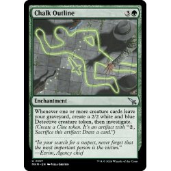 画像1: 【ENG】チョーク・アウトライン/Chalk Outline[MTG_MKM_0157_U]