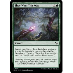 画像1: 【ENG】こっちに行ったぞ/They Went This Way[MTG_MKM_0178_C]