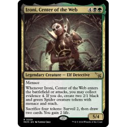 画像1: 【ENG】蜘蛛網の頭、アイゾーニ/Izoni, Center of the Web[MTG_MKM_0209_R]