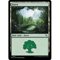 画像1: 【ENG】森/Forest[MTG_MKM_0285_L]