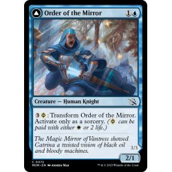 画像1: 【ENG】鏡の騎士団//雪花石の徒党の騎士団/Order of the Mirror//Order of the Alabaster Host[MTG_MOM_0072C]