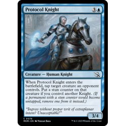 画像1: 【ENG】儀礼の騎士/Protocol Knight[MTG_MOM_0074C]