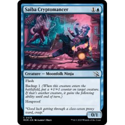 画像1: 【ENG】サイバの暗号術師/Saiba Cryptomancer[MTG_MOM_0076C]