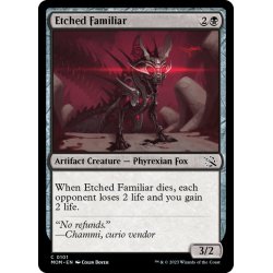 画像1: 【ENG】刻まれた使い魔/Etched Familiar[MTG_MOM_0101C]