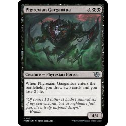 画像1: 【ENG】ファイレクシアのガルガンチュア/Phyrexian Gargantua[MTG_MOM_0121U]