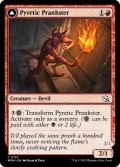 【ENG】紅蓮のいたずら者//ぎらつく暴力屋/Pyretic Prankster//Glistening Goremonger[MTG_MOM_0157C]