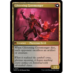 画像2: 【ENG】紅蓮のいたずら者//ぎらつく暴力屋/Pyretic Prankster//Glistening Goremonger[MTG_MOM_0157C]