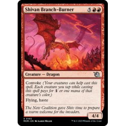 画像1: 【ENG】シヴ山の枝焼き/Shivan Branch-Burner[MTG_MOM_0165U]