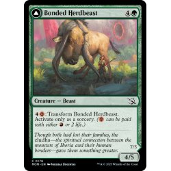 画像1: 【ENG】結束した群獣//板金鎧の窯獣/Bonded Herdbeast//Plated Kilnbeast[MTG_MOM_0178C]