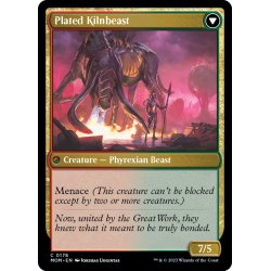 画像2: 【ENG】結束した群獣//板金鎧の窯獣/Bonded Herdbeast//Plated Kilnbeast[MTG_MOM_0178C]