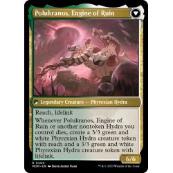 画像2: 【ENG】ポルクラノスの再誕//破滅のエンジン、ポルクラノス/Polukranos Reborn//Polukranos, Engine of Ruin[MTG_MOM_0200R]