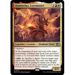 画像1: 【ENG】伝承師、クイントリウス/Quintorius, Loremaster[MTG_MOM_0250R]