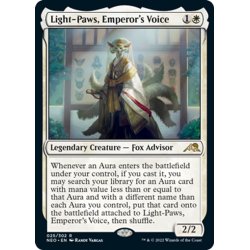 画像1: 【ENG】★Foil★皇の声、軽脚/Light-Paws, Emperor's Voice[MTG_NEO_025R]セットブースター版