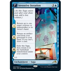 画像1: 【ENG】発明的反復/Inventive Iteration//生けるひらめき/Living Breakthrough[MTG_NEO_057R]